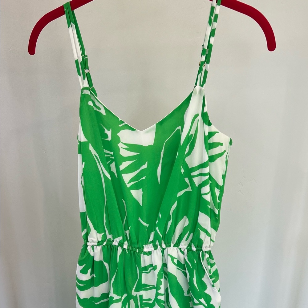Lilly Pulitzer for Target Green and White Jumpsuit